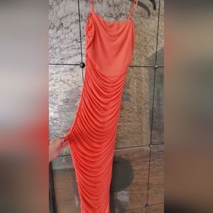 Coral Maxi Dress